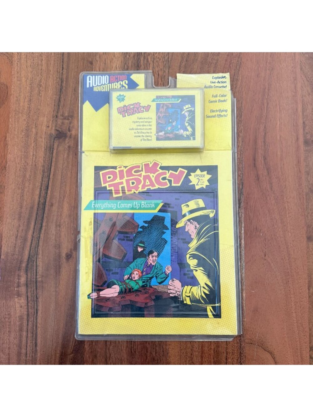 Dick Tracy Read Along Comic & Cassette Tape Ep 2 Disney Audio Entertainmen